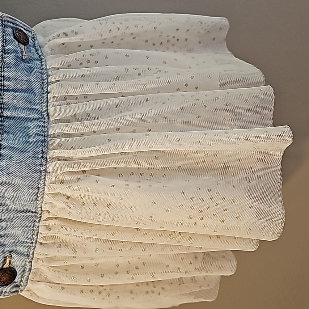 Osh Kosh Overall Dress w Tulle Skirt - Picture 3 of 7